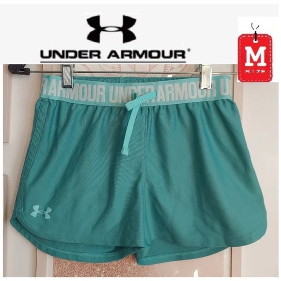 Under Armour Other - ⭐️3/$30 UA HeatGear shorts,  youth medium,  teal
